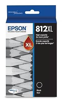 Epson T812XL Black High Yield Ink Cartridge (T812XL120-S)