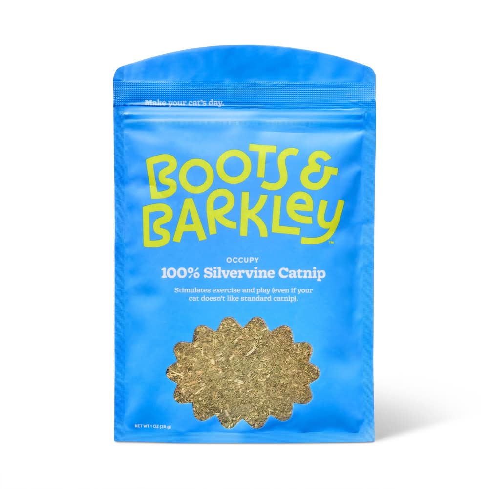 Boots & Barkley Silvervine Catnip Cat Treats Pouch (1 oz)