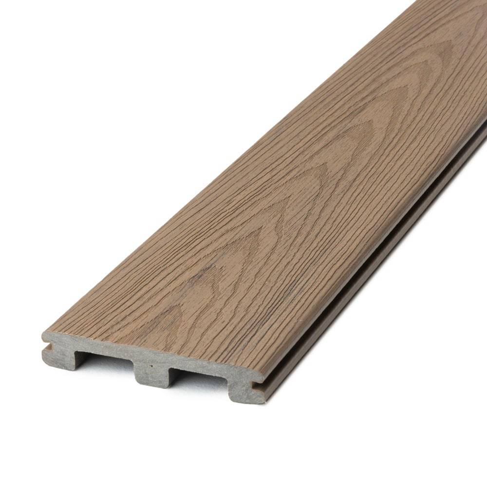 Deckorators Venture 1-in x 6-in x 16-ft Sandbar Grooved Composite Deck Board | 502495-16