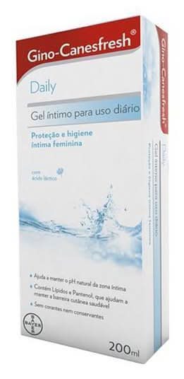Gel Íntimo Gino-Canesfresh Diário Canesten emb. 200 ml