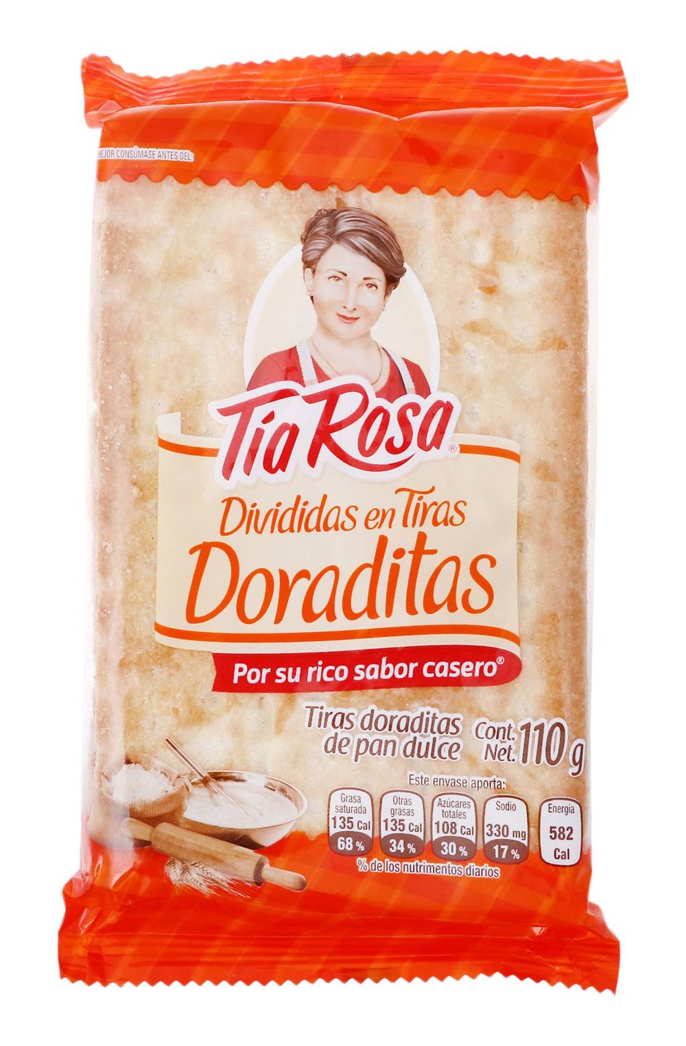 Tía Rosa · Tiras doraditas pan dulce (110 g)
