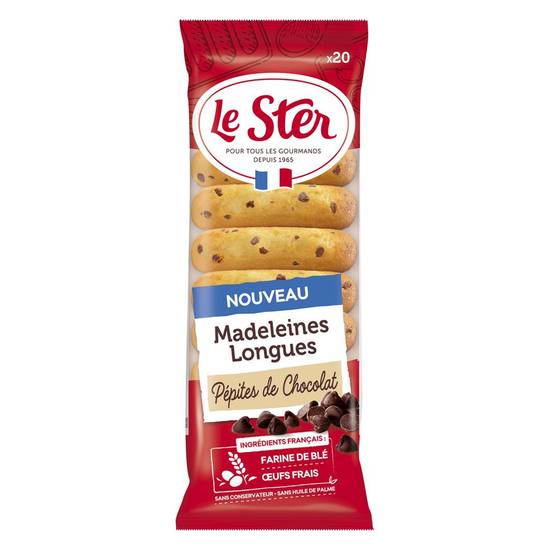 Madeleine pépite chocolat Le Ster Le Patissier x20