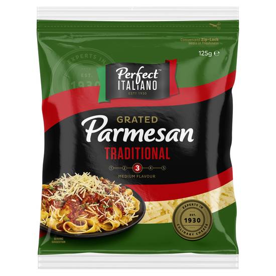 Perfect Italiano Traditional Cheese Grated Parmesan