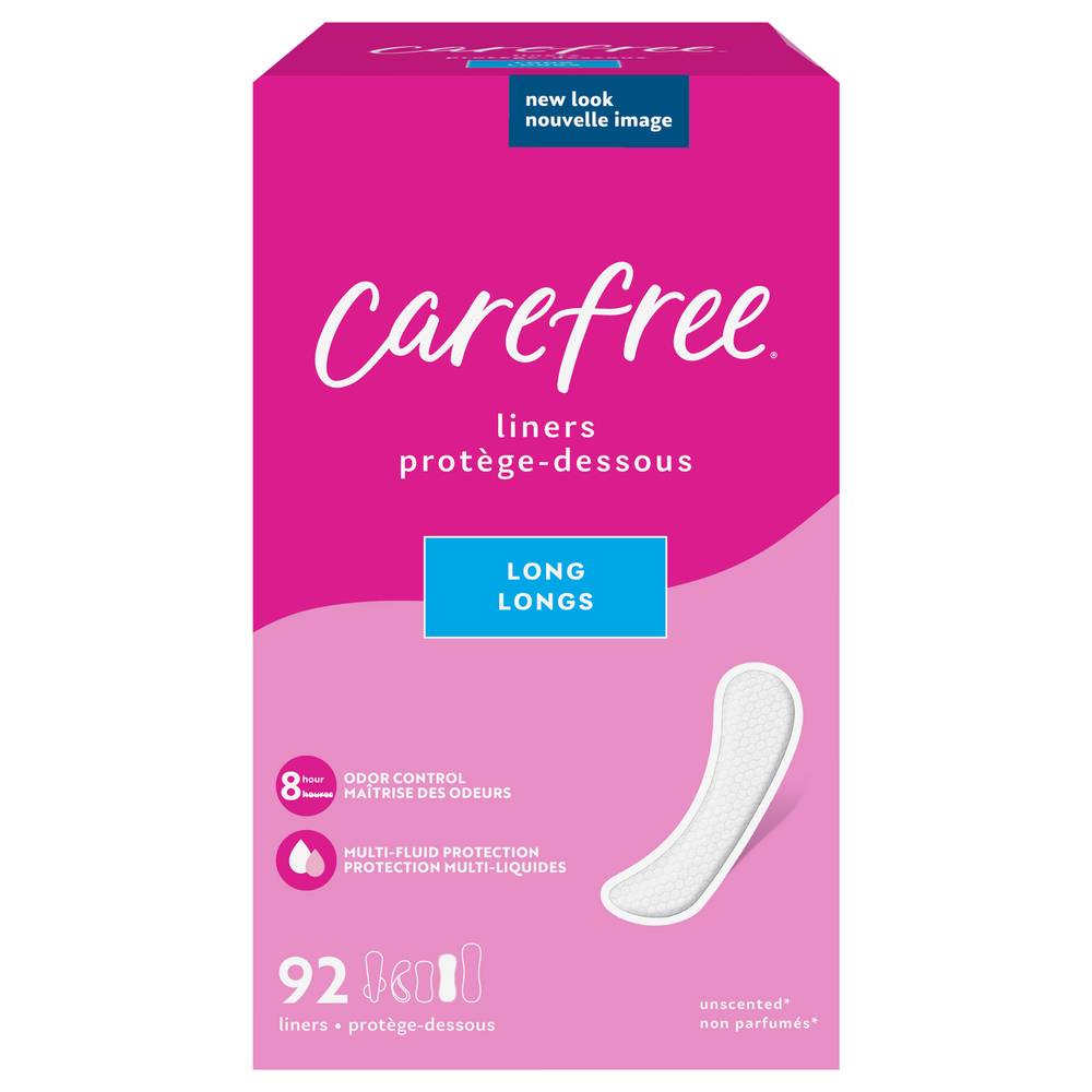 Carefree Acti-Fresh Long Unscented Daily Liners (9.76 oz)