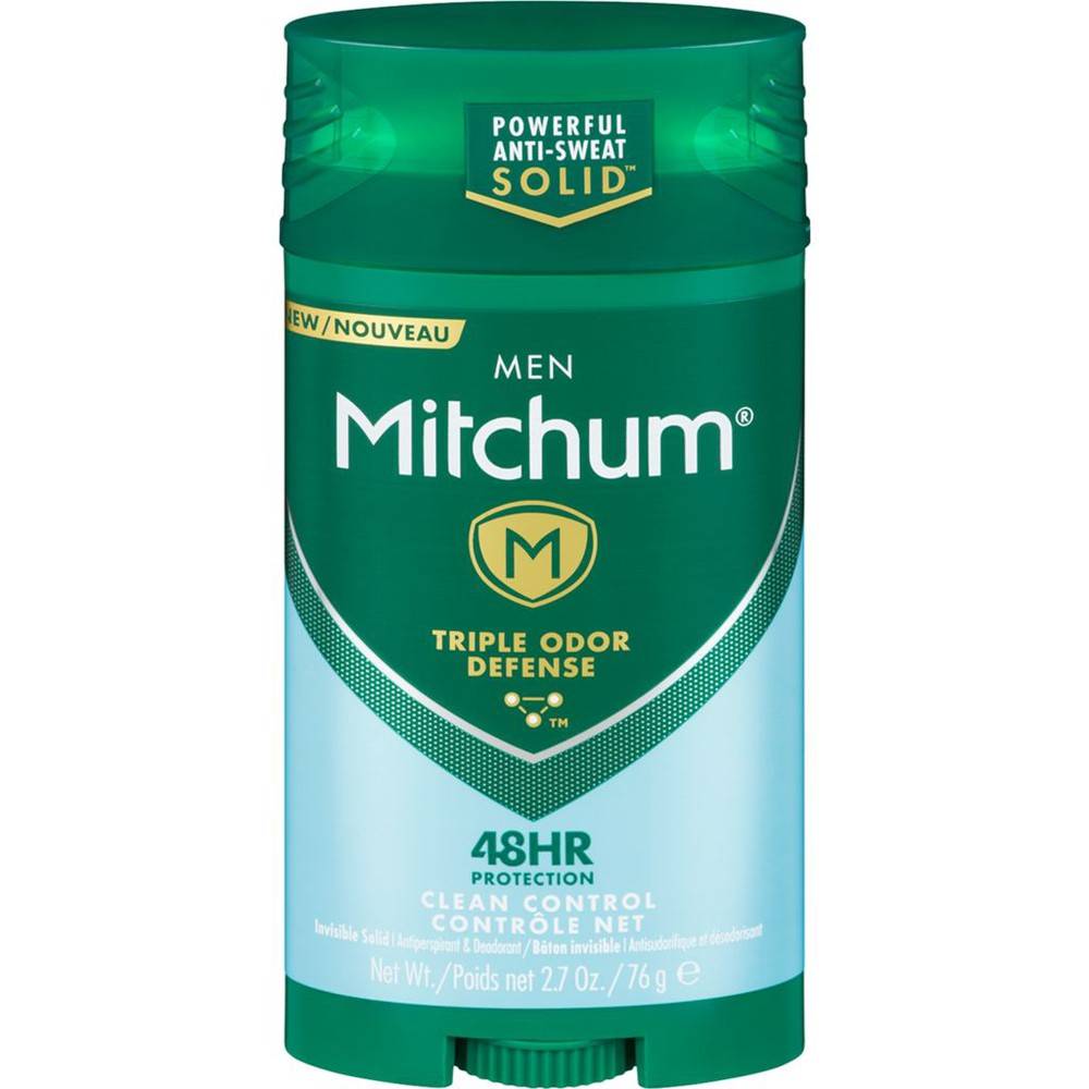Mitchum Men Advanced Invisible Solid, Clean Control (76 g)