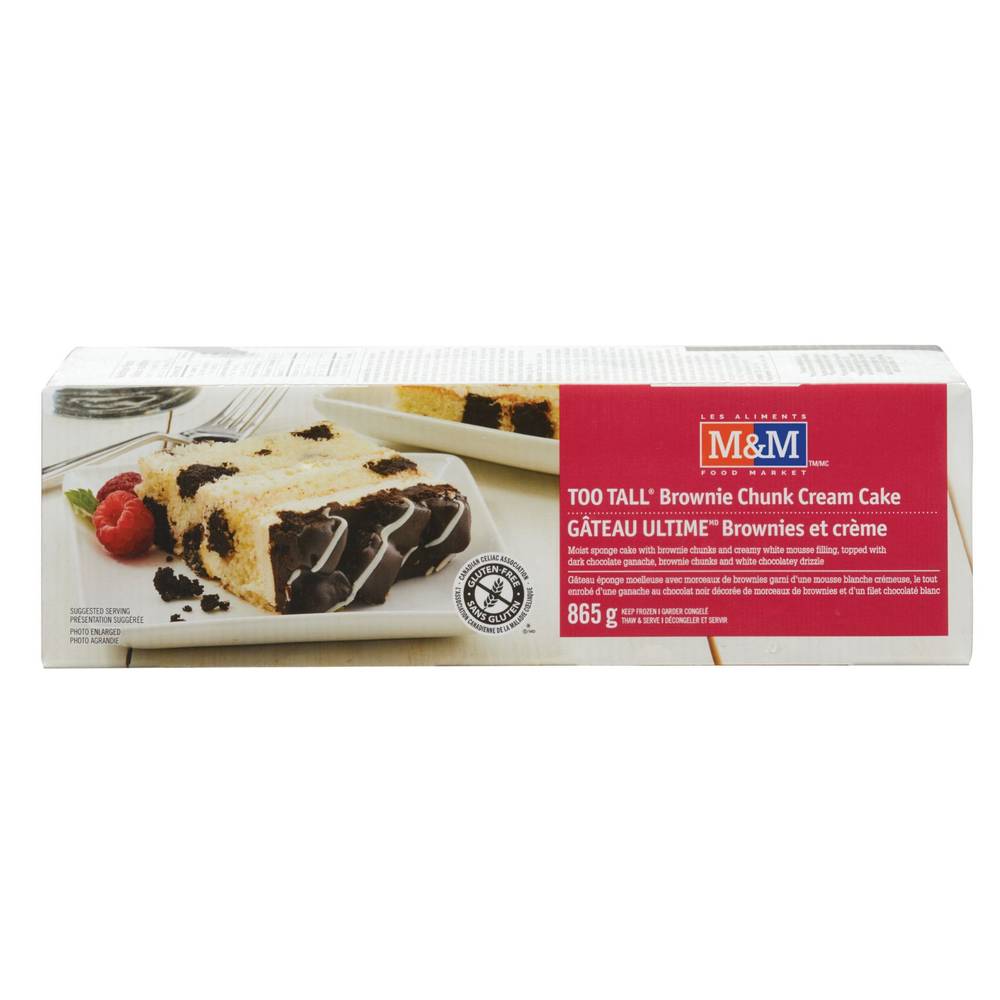 M&m food market - gâteau ultime brownies et crème