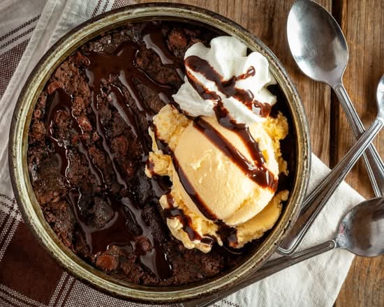 Deep Dish Brownie Sundae