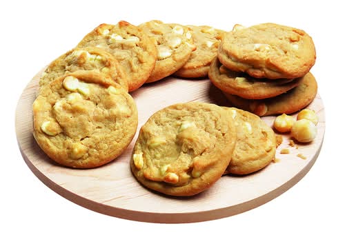 Biscuits - cookies (10 pièces) (noix de macadamia)