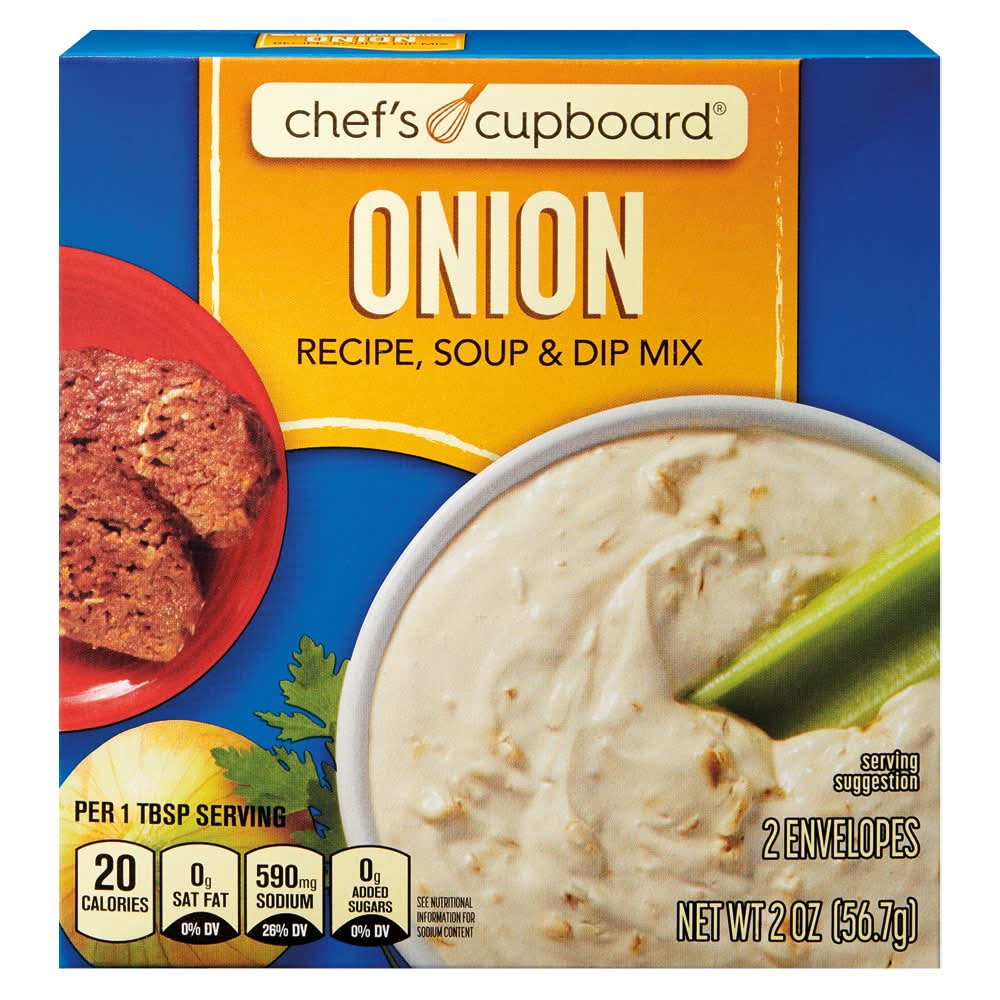 Chef's Cupboard Onion Recipe Soup & Dip Mix (2 oz, 2 ct)