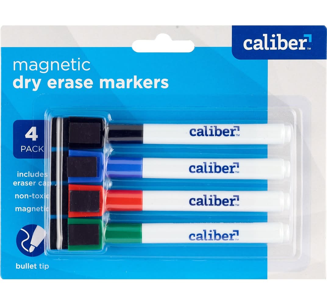 Caliber Magnetic Dry Erase Markers
