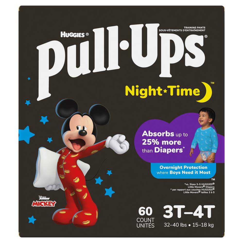 Pull-Ups Training Pants 3t-4t Night Time Disney Pixar