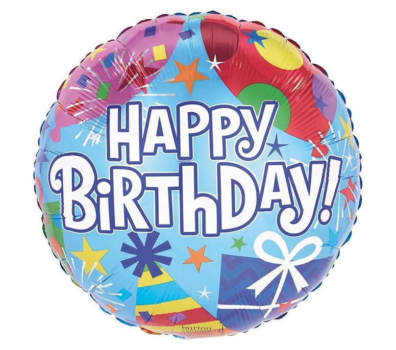 17'' Happy Birthday Balloon (Blue)