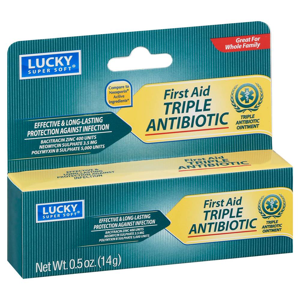 Lucky Super Soft Triple Antibiotic Ointment (0.5 oz)