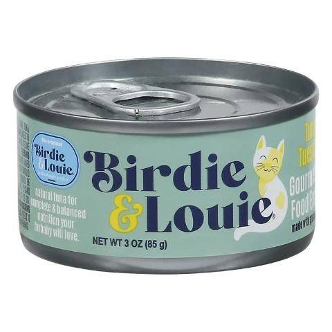 Birdie and Louie Wet Cat Food Tuna Tuesday 3oz