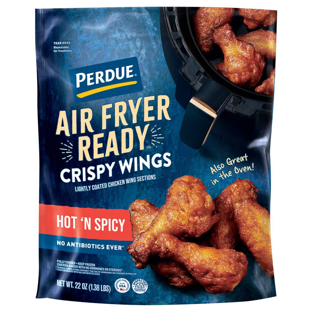 Perdue Air Fryer Ready Hot 'N Spicy Crispy Chicken Wings (22 oz)