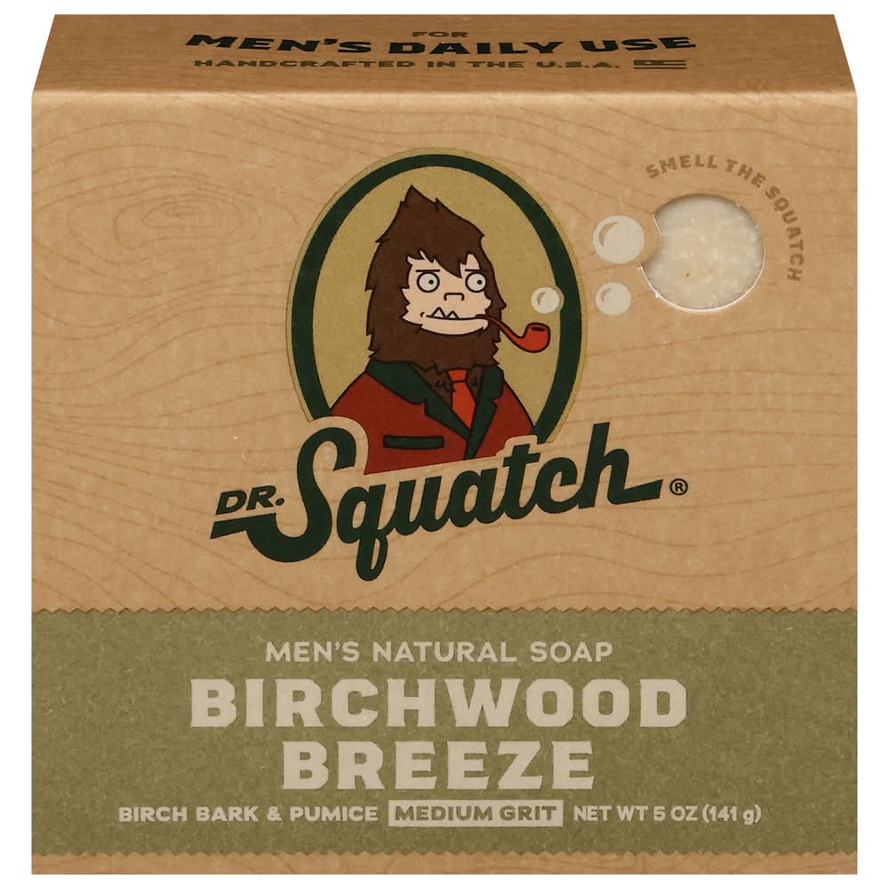 Dr. Squatch Mens Birchwood Breeze Bar Soap (5 oz)