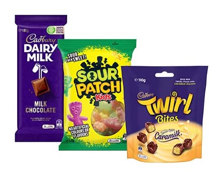 Pick 3 Chocolates & Lollies
