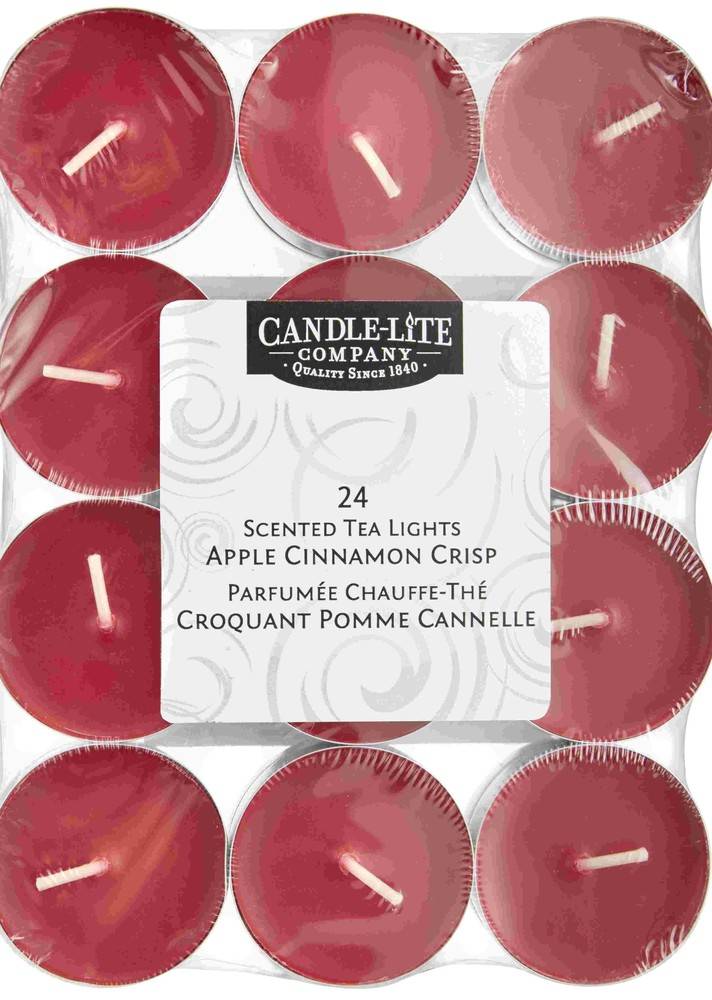 Candle-Lite (id: 30) Apple Cinnamon Crisp Tealights (24 units)