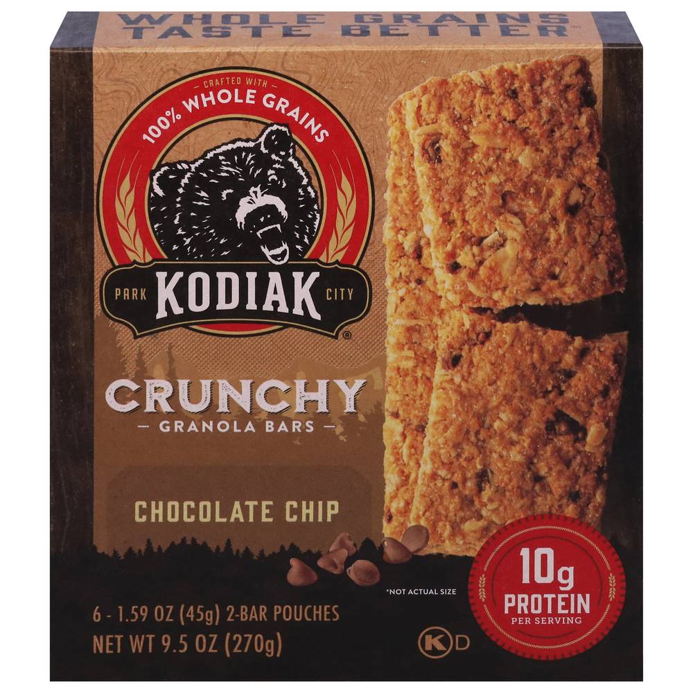 Kodiak Crunchy Granola Bars (chocolate chip)