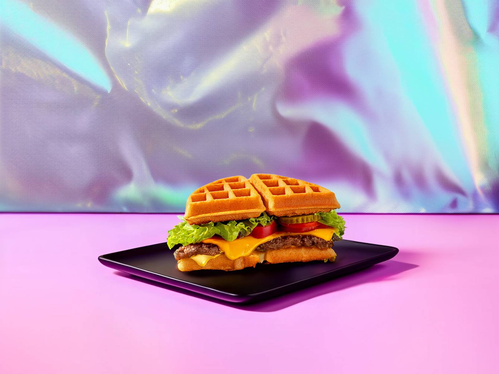 🍔 🥩 Classic Waffle Burger 🥩 🍔