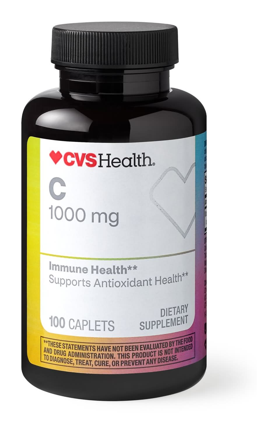 CVS Health Vitamin C Caplets 1000mg