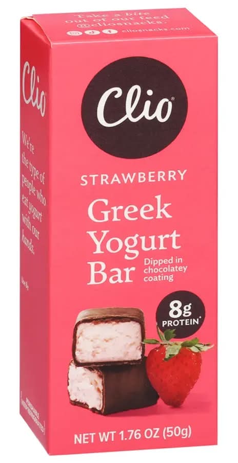 Clio Strawberry Greek Yogurt Bar
