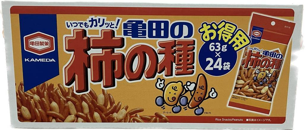 亀田製菓亀田の柿の種BOX63gX 24袋