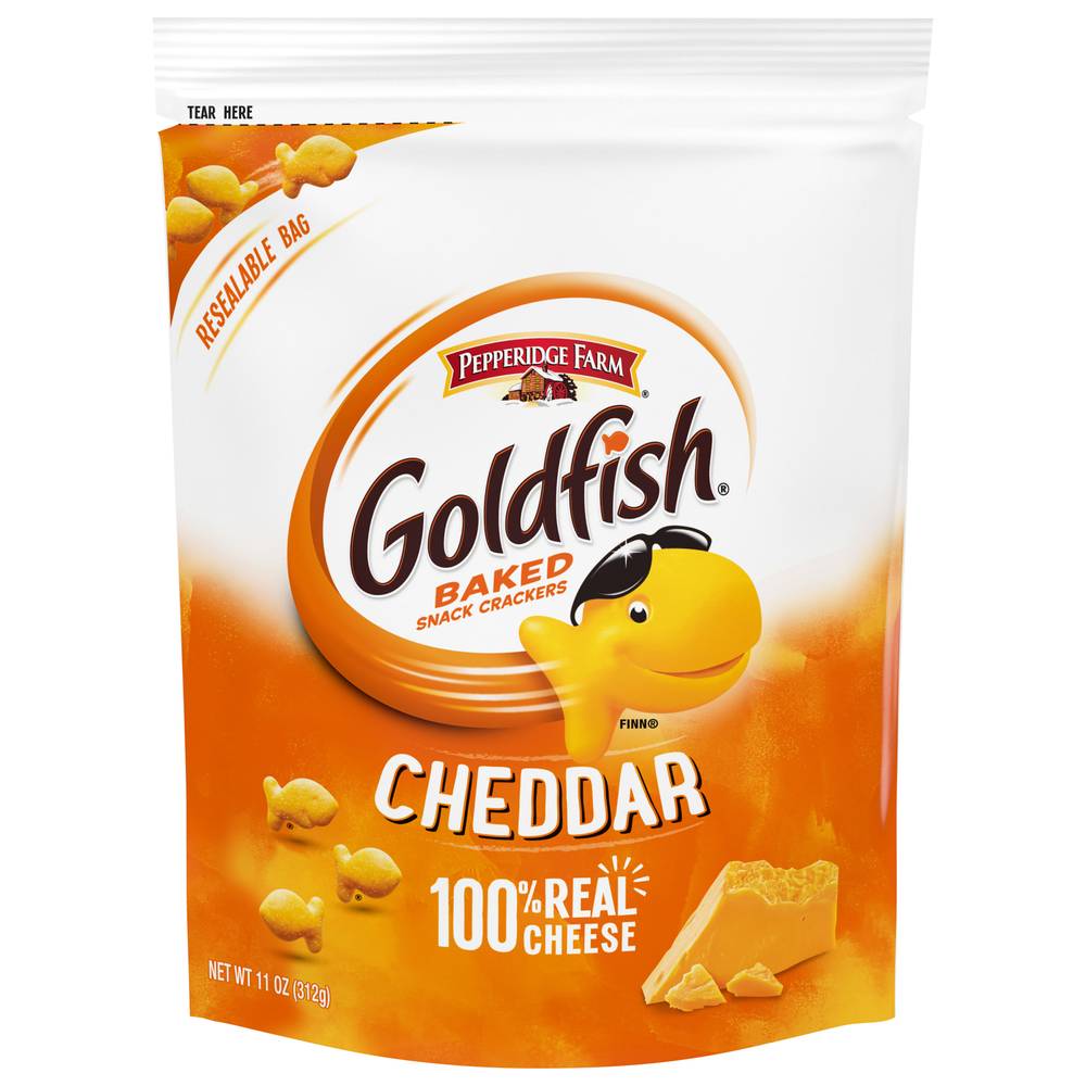 Goldfish Cheddar Baked Snack Crackers
