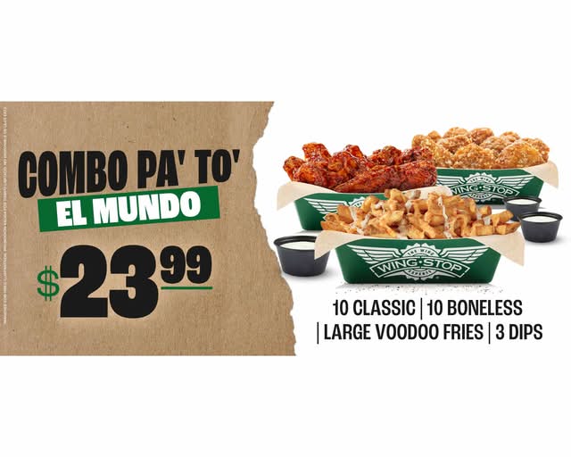Order Wingstop Rio Piedras - Menu & Prices - San Juan Delivery | Uber Eats