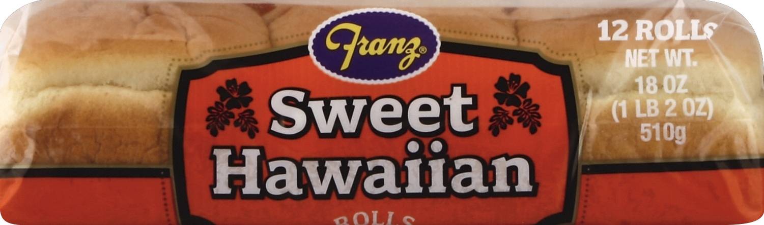 Franz Hawaiian Rolls (12 ct), Sweet (18 oz, 12 ct)