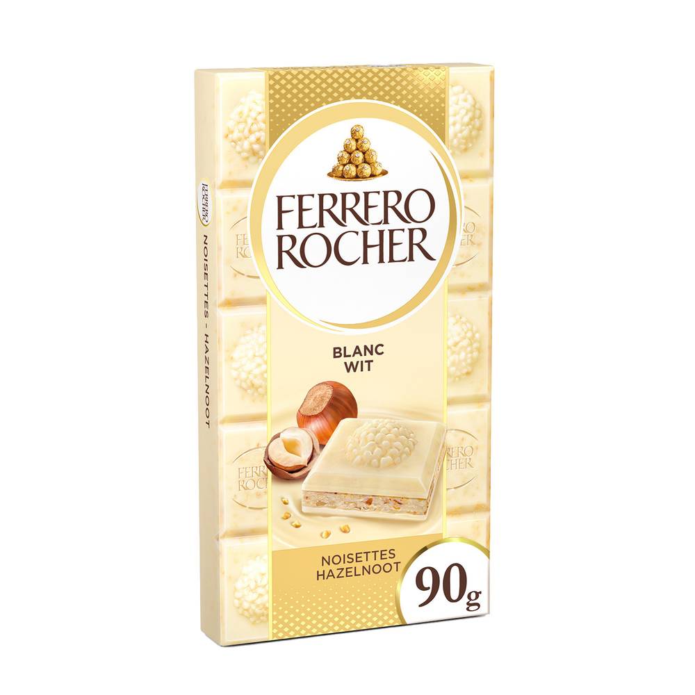 Ferrero Rocher - Tablette chocolat blanc (noisettes)