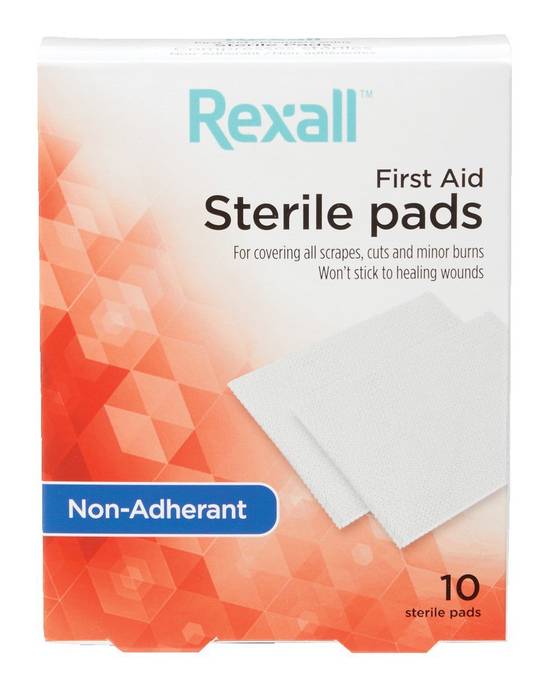 Rexall First Aid Sterile Pads (10 units)