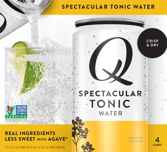 Q Mixers Spectacular Tonic Water (4 ct, 7.5 fl oz)
