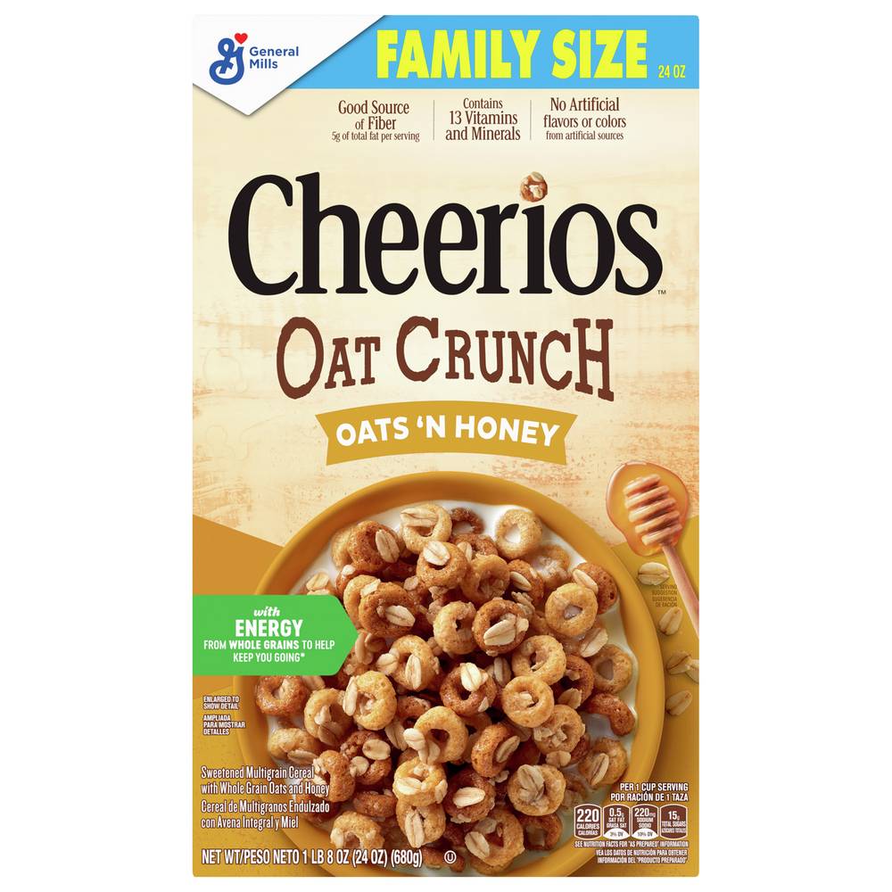 Cheerios Oats 'N Honey Crunch Cereal (1.5 lbs)