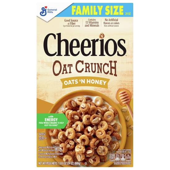 Cheerios Oats 'N Honey Crunch Cereal