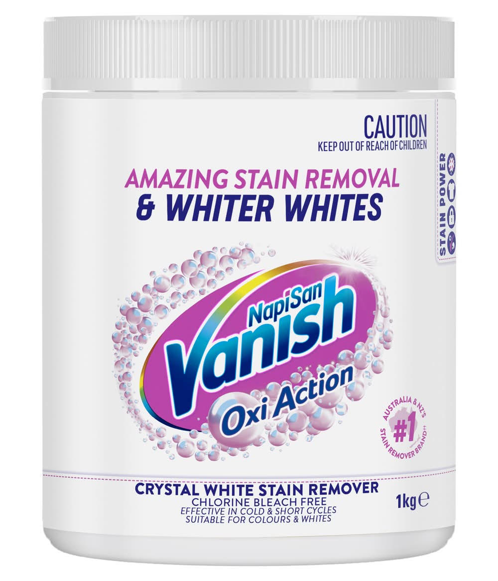 Vanish Napisan Oxi Action Crystal Stain Remover Powder (1kg)