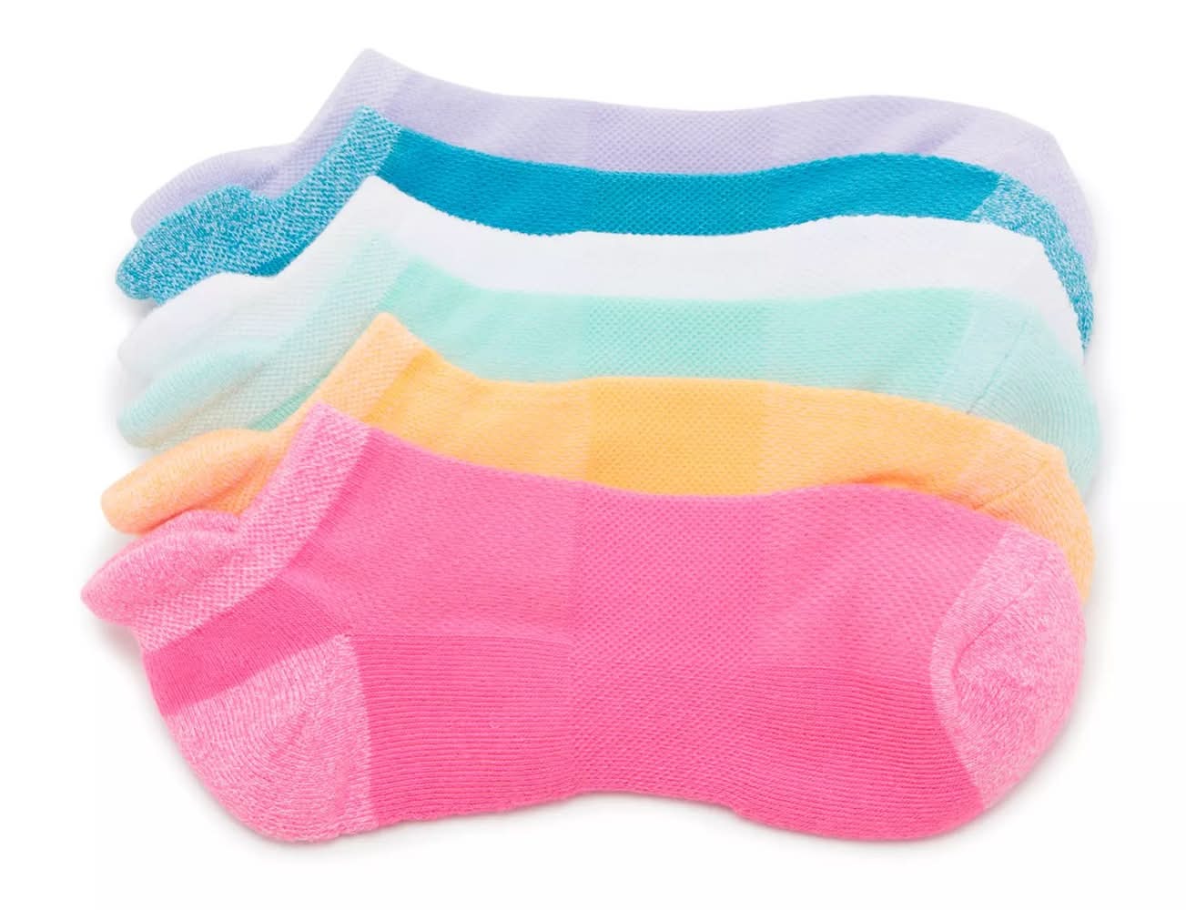 Mix No. 6 Candy Women's No Show Socks - 6 Pack (Multicolor One Size)