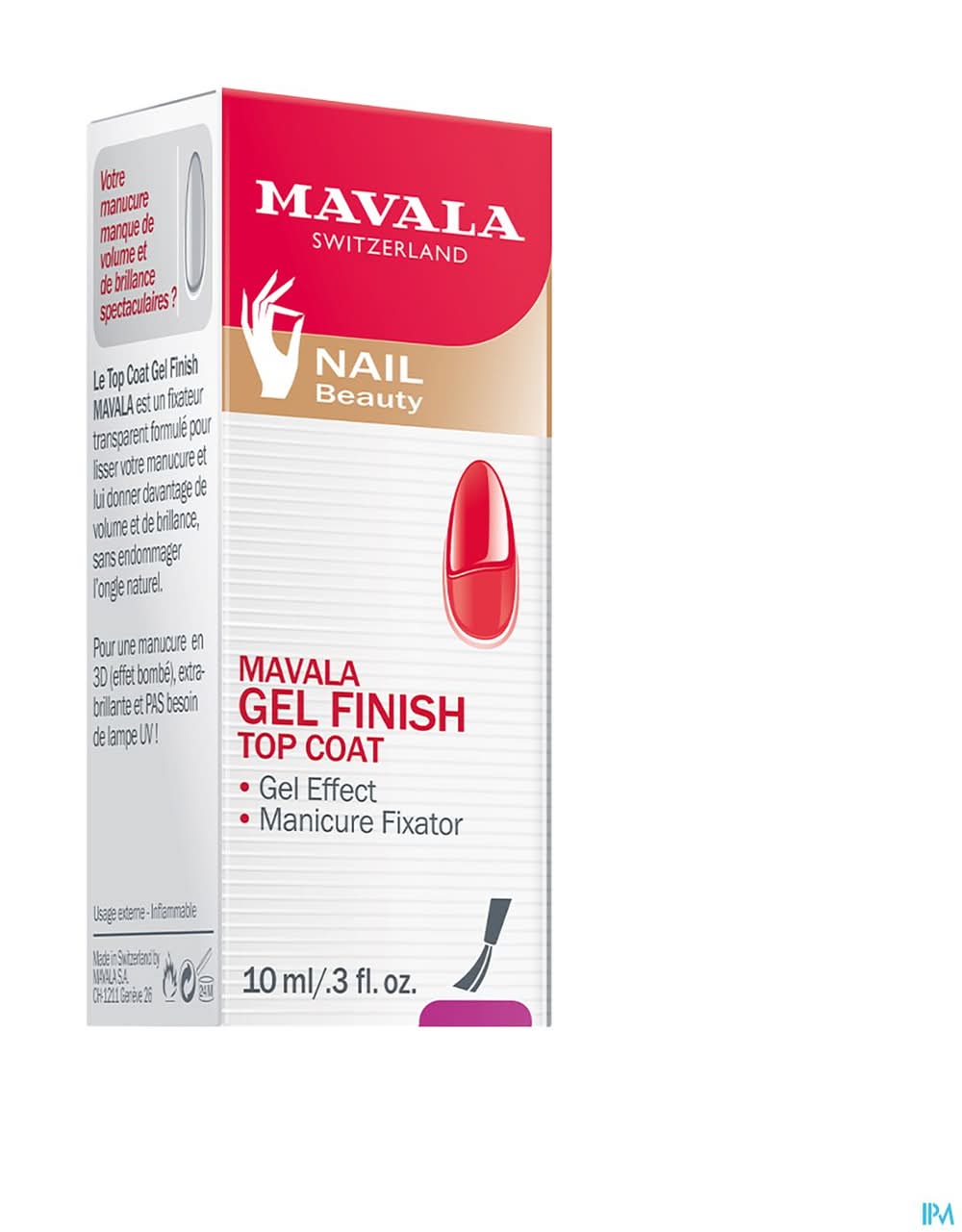 Mavala - Vernis à ongles gel finish top coat (10ml)
