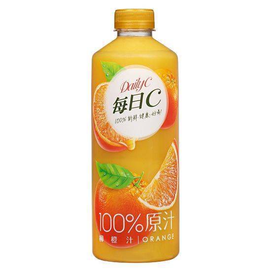 每日C100%柳橙汁1300ml