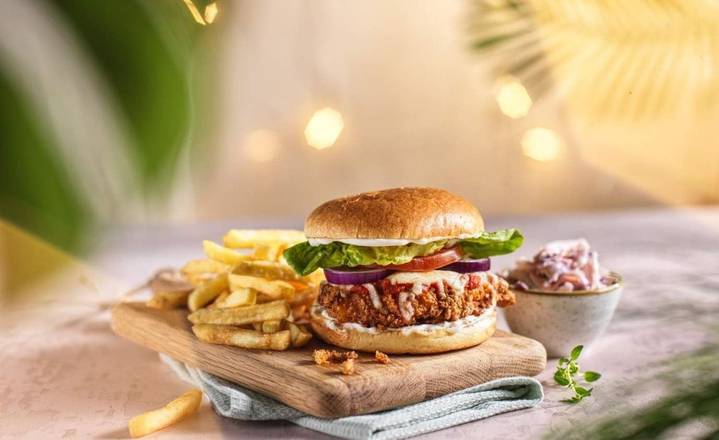 Chicken Parmigana Burger