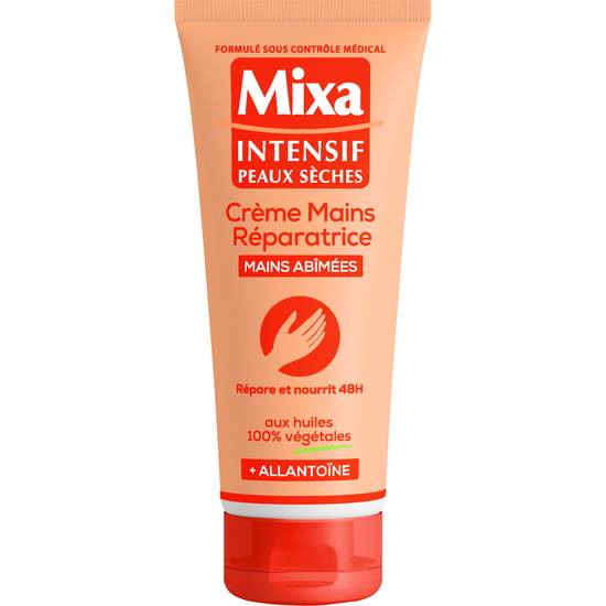 Mixa - Crème mains réparatrice intensif peaux sèches allantoïne (100 ml)