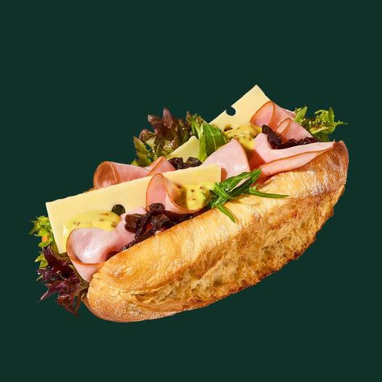 Ham & Swiss Baguette