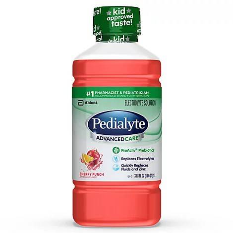 Pedialyte Advanced Care Cherry Punch Electrolyte Solution