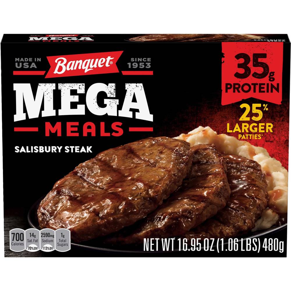 Banquet Mega Meals Salisbury Steak