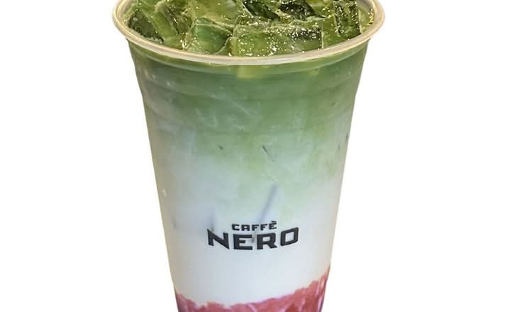Iced Blueberry Vanilla Matcha