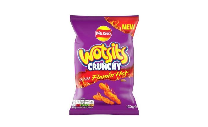 Wotsits Crunchy Extra Flamin' Hot 130g (406990)