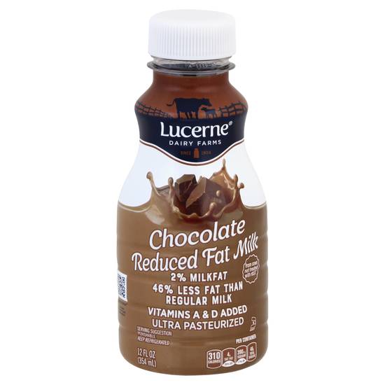 Lucerne Fat Chocolate Milk 2% Reduced (12 fl oz)