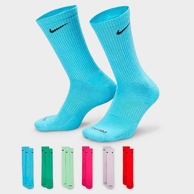 Nike Everyday Plus Cushioned Crew Training Socks (6-Pack) (Large)