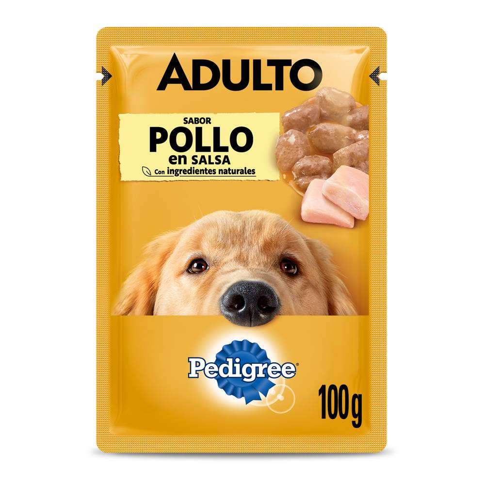 Pedigree · Alimento húmedo adulto pollo (100 g)