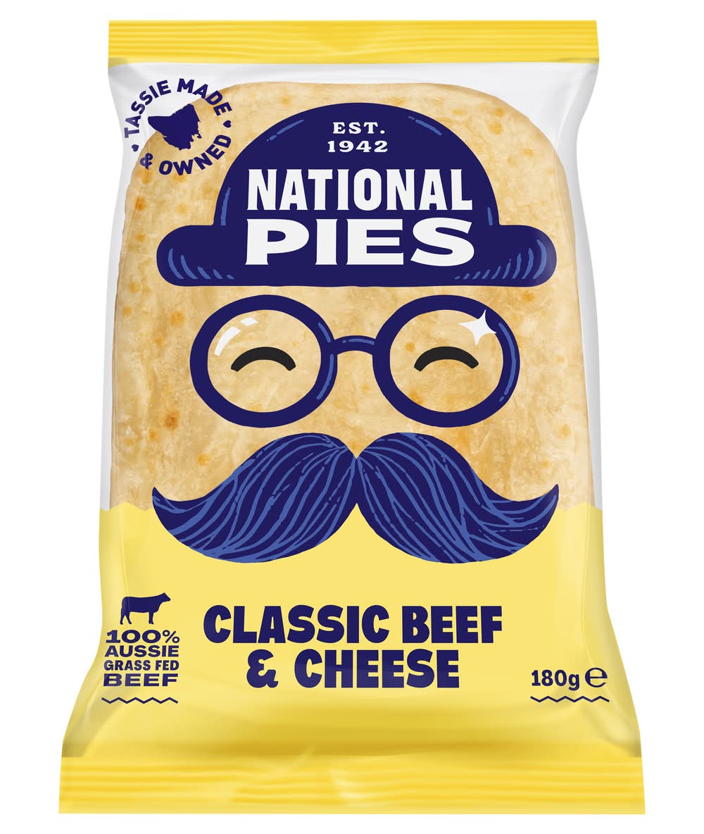 National Pies Frozen Classic Beef & Cheese (180g)
